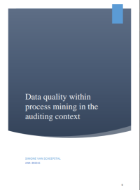 DATA QUALITY WITHIN PROCESS MINING IN THE AUDITING CONTEXT